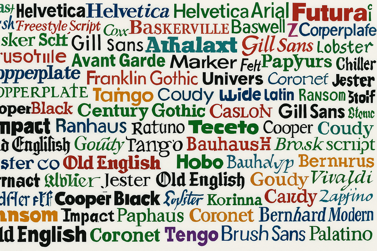 Het juiste lettertype voor jouw bedrukking