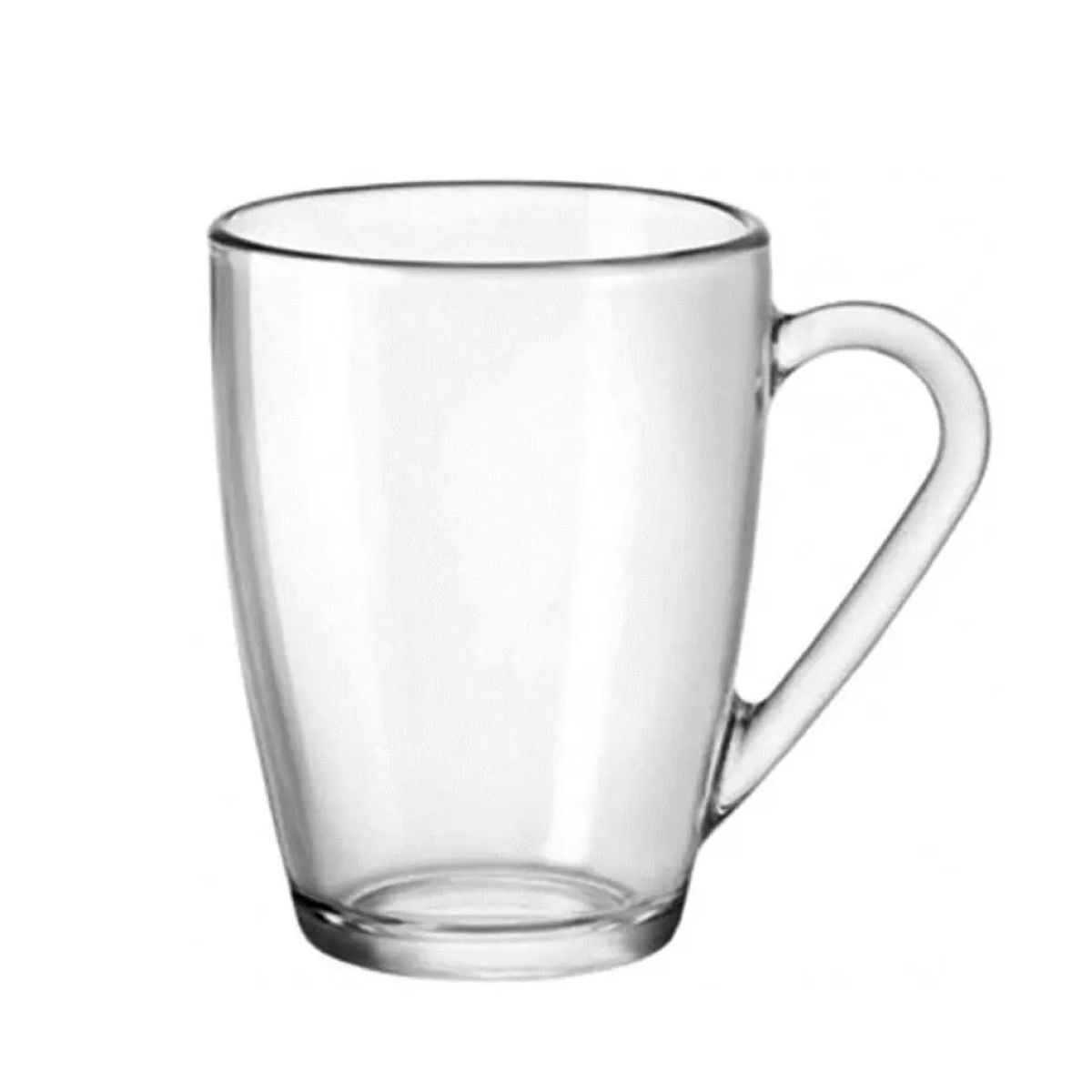 Theeglas Icon 32 cl. van helder glas met recht vooraanzicht en glad cilindrisch ontwerp.