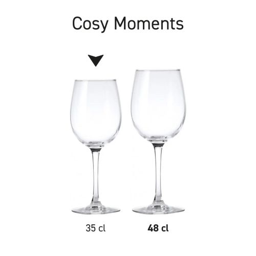 Cosy Moments wijnglazen afgebeeld als serie met diverse zichtlijnen of toepassingen.