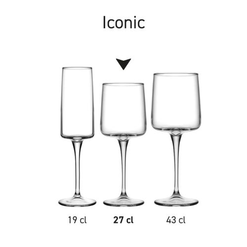 Iconic Wijnglas 27 cl. bedrukken