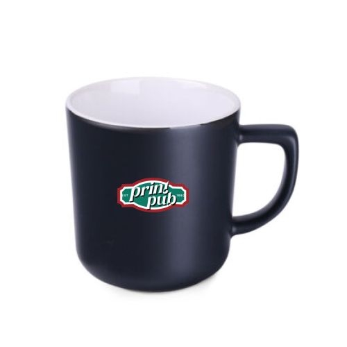 Mok Rico Supreme 25 cl van keramiek met meerkleurig PrintPub-logo op de voorzijde bedrukt.