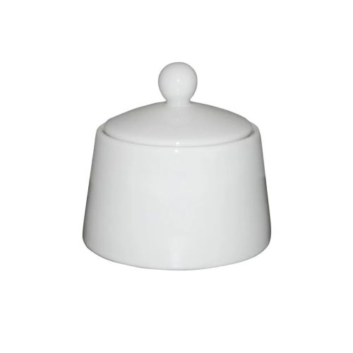 Suikerpot Eva wit 20 cl. (met deksel) bedrukken