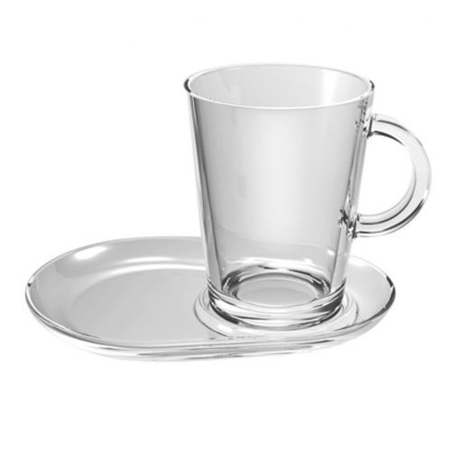 Tribeca Thee 40 cl. SET (schotel BLANCO) bedrukken