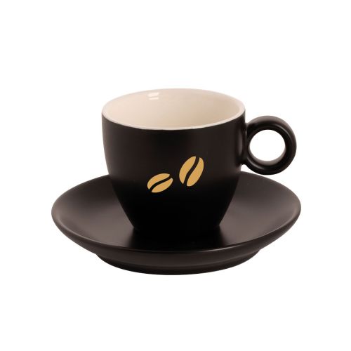 Bart Koffie 17 cl. set in mat porselein met CoffeeCo-logo in één kleur op de voorzijde.