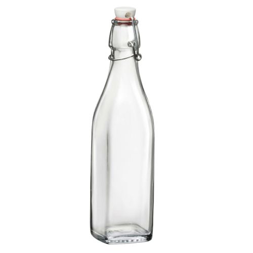 Beugelfles Vierkant Swing 1 liter bedrukken