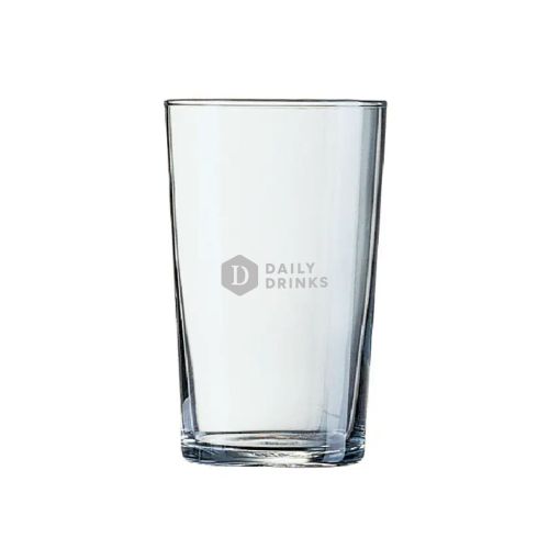 Bier proefglaasje Conique 20 cl. met gegraveerd DailyDrinks-logo zichtbaar op de voorkant.