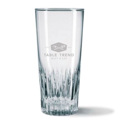 Gravure van TableTrend-logo zichtbaar op vooraanzicht van bierglas Gaetan 40 cl.