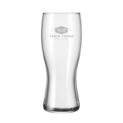 Bierglas Koblenz 30 cl met gegraveerd TableTrend logo zichtbaar op vooraanzicht.