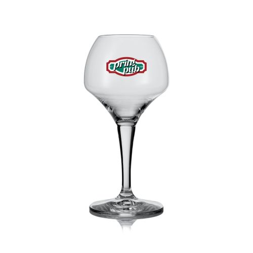 Bierglas Norbert 42 cl. bedrukt met meerkleurig PrintPub-logo op de voorzijde van het glas.