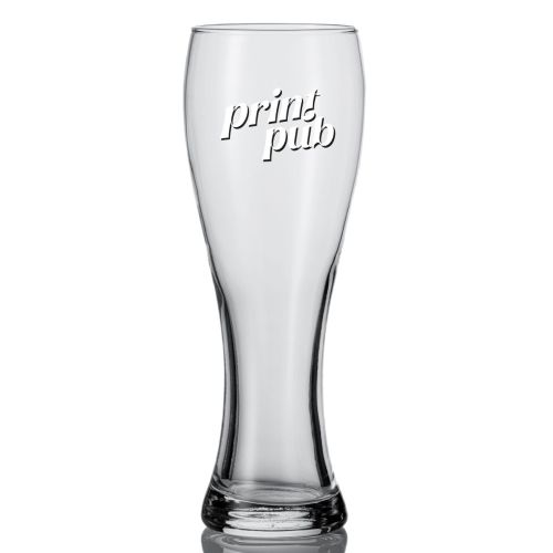 Bierglas Pantheon 50 cl. TAPMAAT glas met meerkleurig PrintPub-logo op de voorzijde bedrukt.