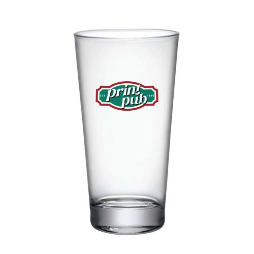 Sestriere bierglas 39 cl. met meerkleurig PrintPub-logo op de voorzijde.