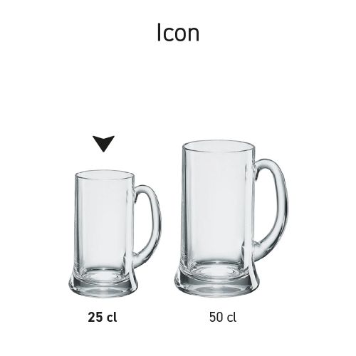 Serie-overzicht van meerdere bierpullen Icon 25 cl TAPMAAT in identiek ontwerp.