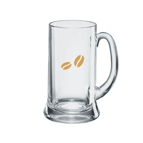 Bierpul Icon 50 cl. met éénkleurig CoffeeCo-logo, gecentreerd op het vooraanzicht.