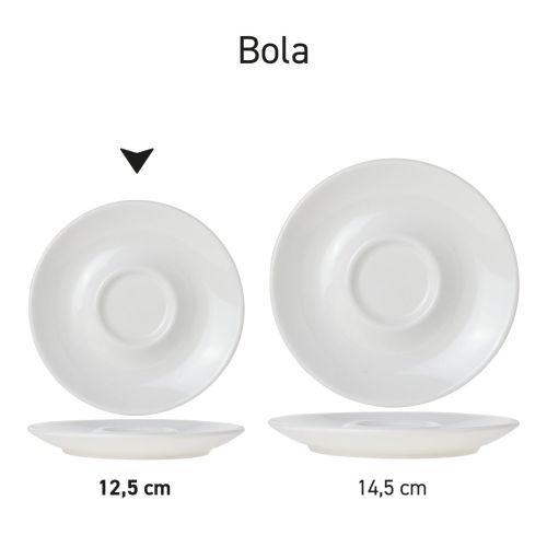 Serieoverzicht van Bola espressoschotels, gepresenteerd als serie.