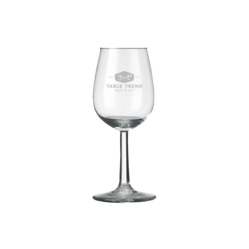 Bouquet portglas 14 cl. met gegraveerd TableTrend-logo op de voorzijde van het glas.