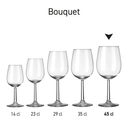 Overzichtsafbeelding van meerdere Bouquet wijnglazen als onderdeel van een serie.