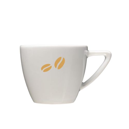 Classic Cappuccino kop wit 20 cl. bedrukt met enkelkleurig CoffeeCo-logo aan de voorkant.