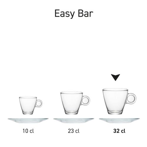 Reeks Easy Bar Thee glazen als complete productserie getoond.