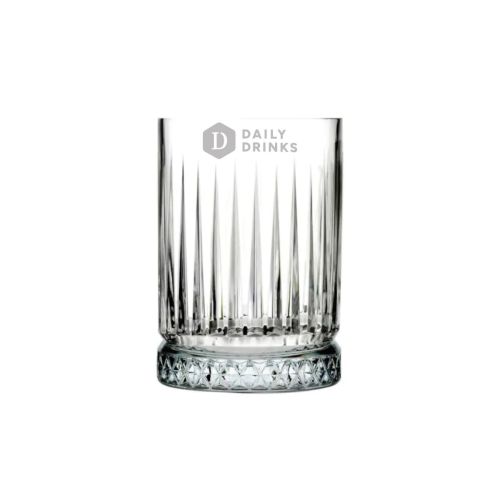 Shotglas 6 cl. met fijne gravure van het DailyDrinks-logo op de voorzijde.
