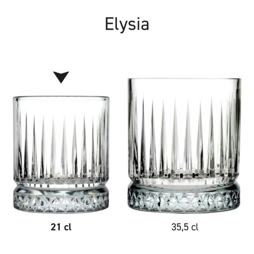 Serie Elysia Whisky glazen getoond naast elkaar in meerdere uitvoeringen