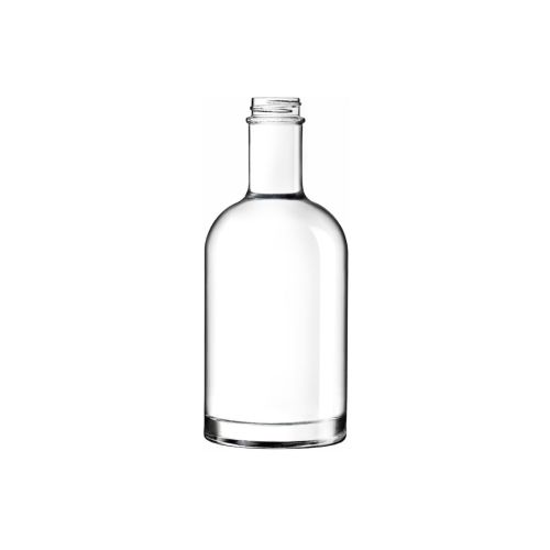 Glazen fles Oslo 0,35 liter in recht vooraanzicht zonder dop of logo.