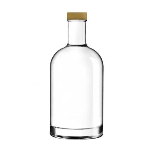 Fles Oslo 0,7 liter in vooraanzicht met gouden dop of bedrukking zichtbaar.