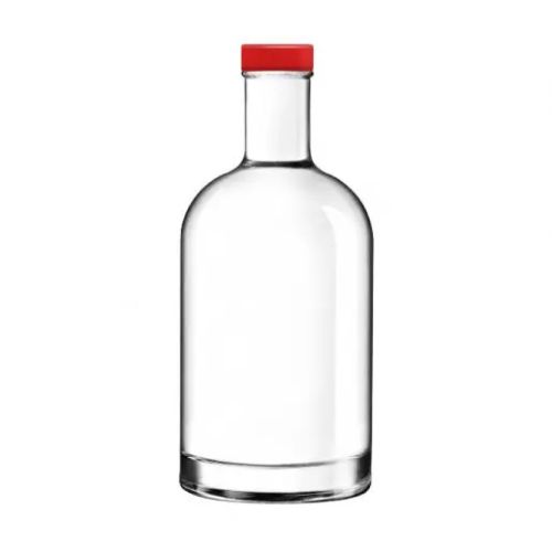 Fles Oslo 0,7 liter in vooraanzicht met roden dop of bedrukking zichtbaar.
