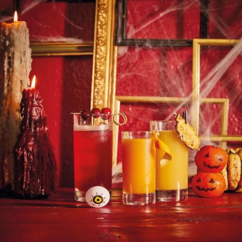 Sfeerbeeld van Islande glas 17 cl. met vulling, geplaatst in een interieursetting.