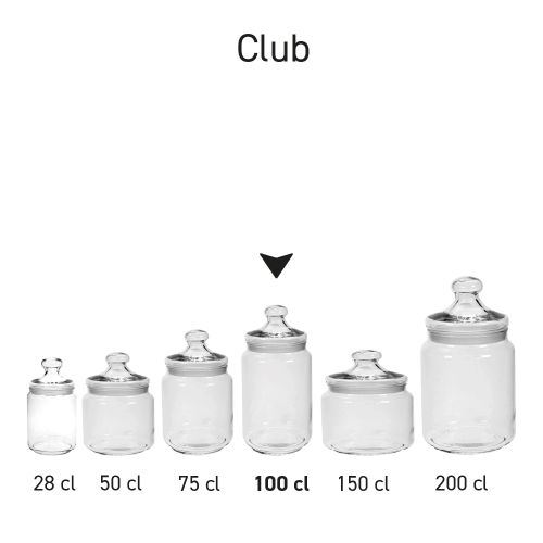 Overzicht van Club snoeppotten 1,00 liter als onderdeel van productserie.