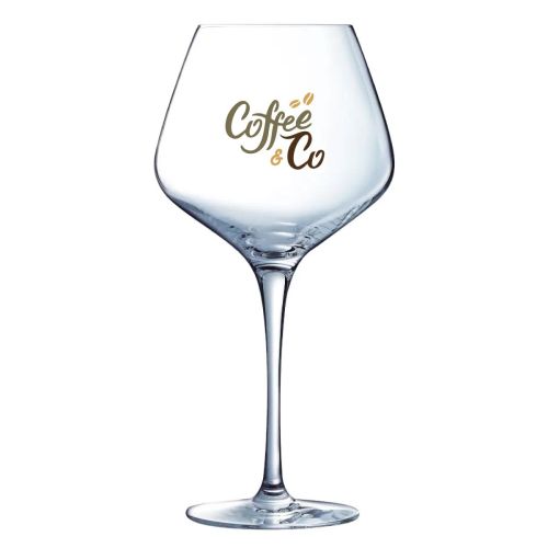 Sublym gin-tonicglas 60 cl met meerkleurig CoffeeCo-logo bedrukt op de voorzijde van het glas.