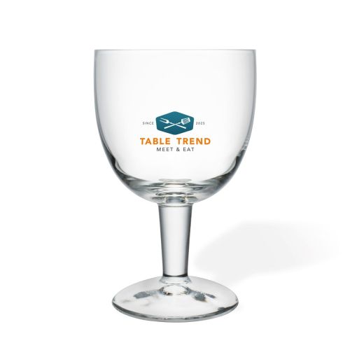 Tapmaatglas van 25 cl. met full-colour TableTrend-logo op het vooraanzicht bedrukt.