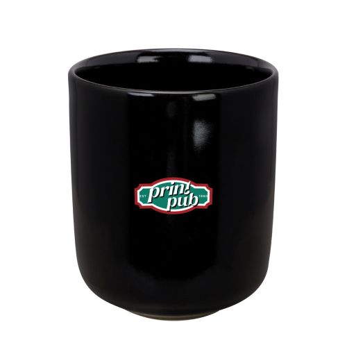 Meerkleurig PrintPub-logo op de voorzijde van Venus beker 35 cl. porselein zonder oor.