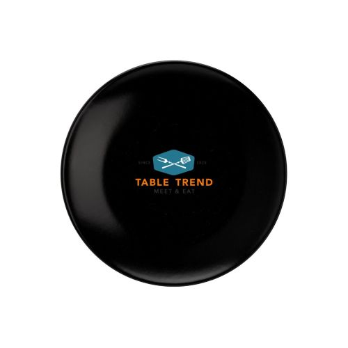 Venus bord 20 cm porselein met TableTrend-logo in meerdere kleuren centraal afgebeeld.