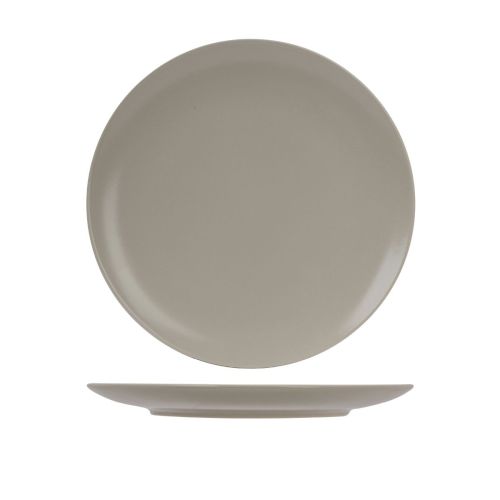 Ivoren porseleinen Venus bord 26 cm met ronde vorm, in vooraanzicht weergegeven.