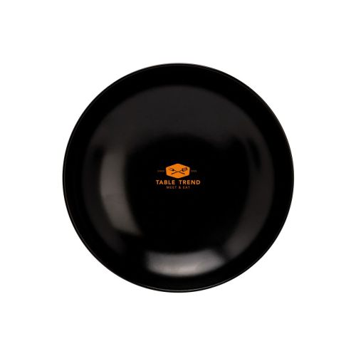 Diep Venus bord 21 cm met enkelkleurig TableTrend-logo gecentreerd op het aardewerk oppervlak.