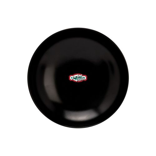 Voorzijde van het aardewerken Venus bord 21 cm met meerkleurig PrintPub-logo op het bordvlak.