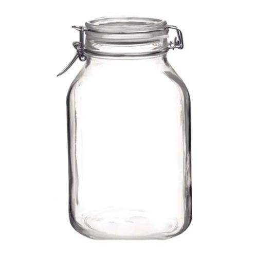 Weckpot Fido 1,5 liter vierkant bedrukken