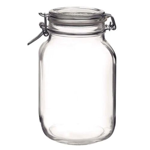 Weckpot Fido 2 liter vierkant bedrukken