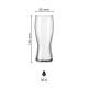 Bierglas Koblenz 30 cl. tapmaat bedrukken
