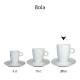 Bola Cappuccino hoog wit 25 cl. SET bedrukken