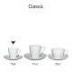 Classic Espresso wit 7 cl. SET bedrukken