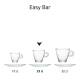 Easy Bar Cappuccino SET 23 cl. graveren
