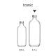 Fles Iconic 1,1 liter (incl. zilveren dop) bedrukken