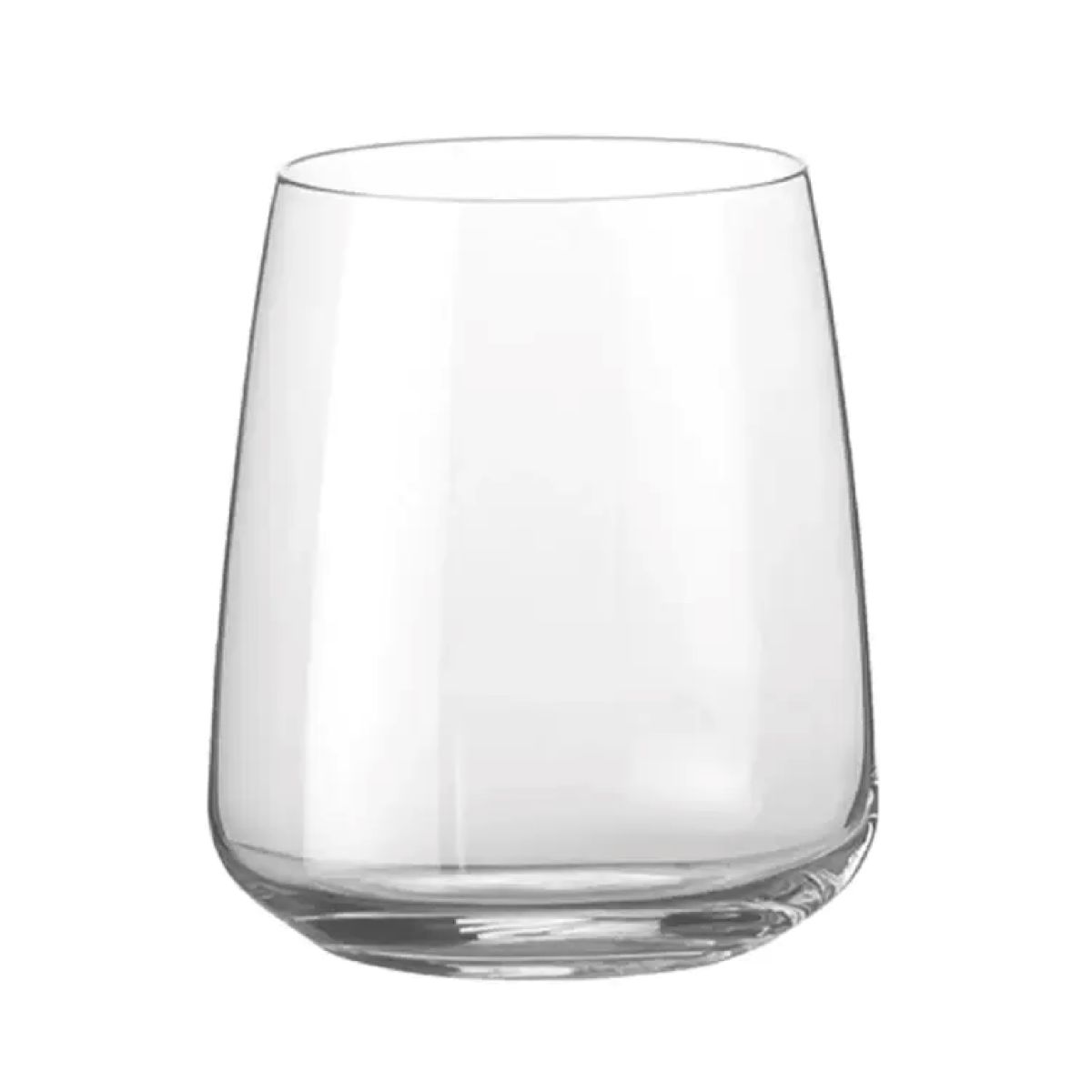 Vooraanzicht van transparant Aurum Tumbler waterglas 37 cl met cilindrische vorm en glad oppervlak.