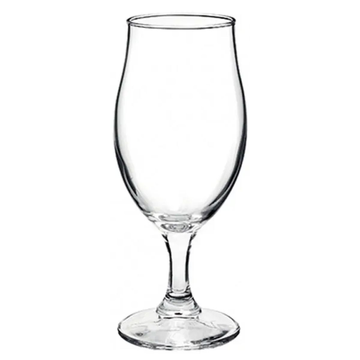 Helder bierglas Executive 53 cl. met elegant silhouet in vooraanzicht weergegeven.