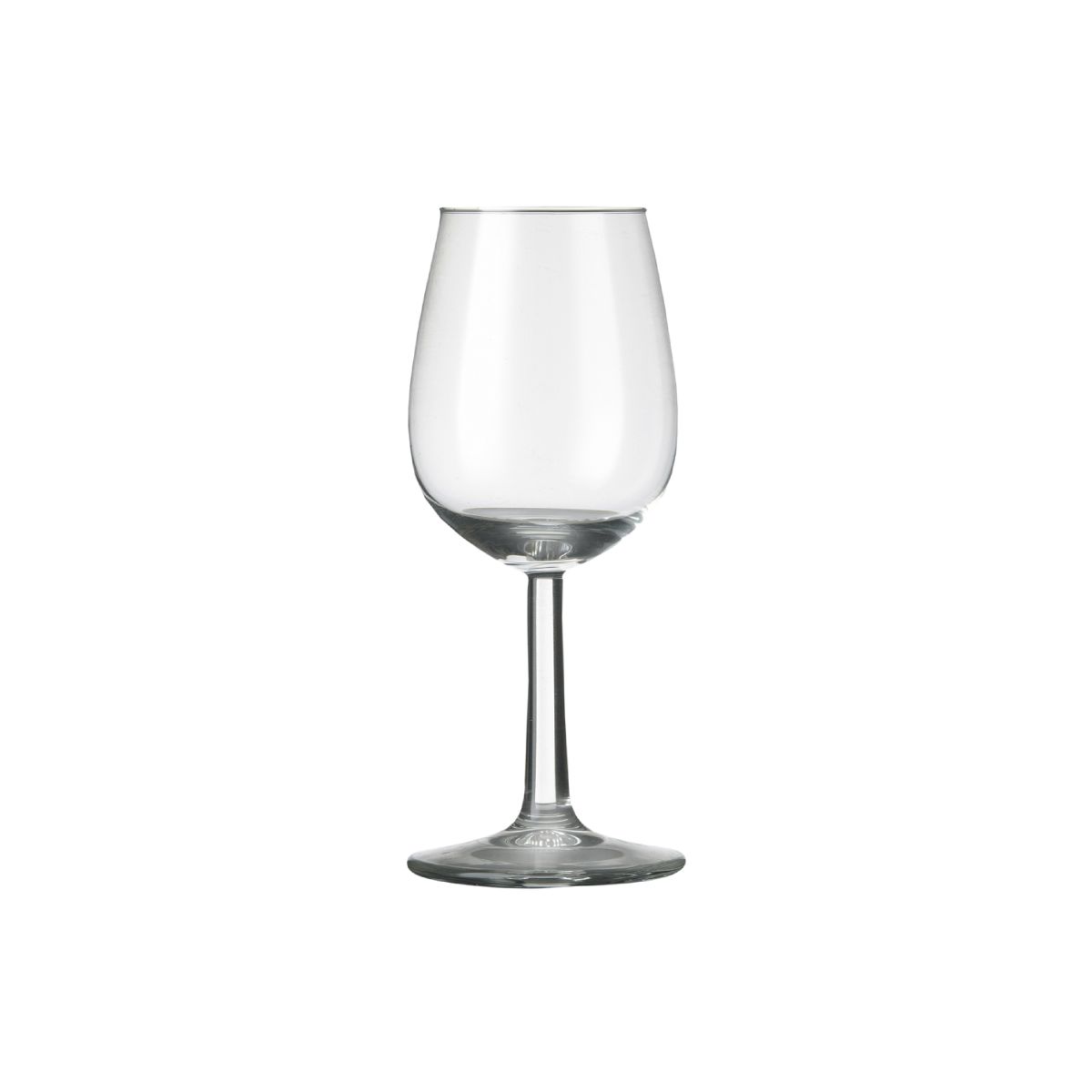 Bouquet portglas 14 cl. recht van voren, gemaakt van helder glas met ronde kelkvorm.