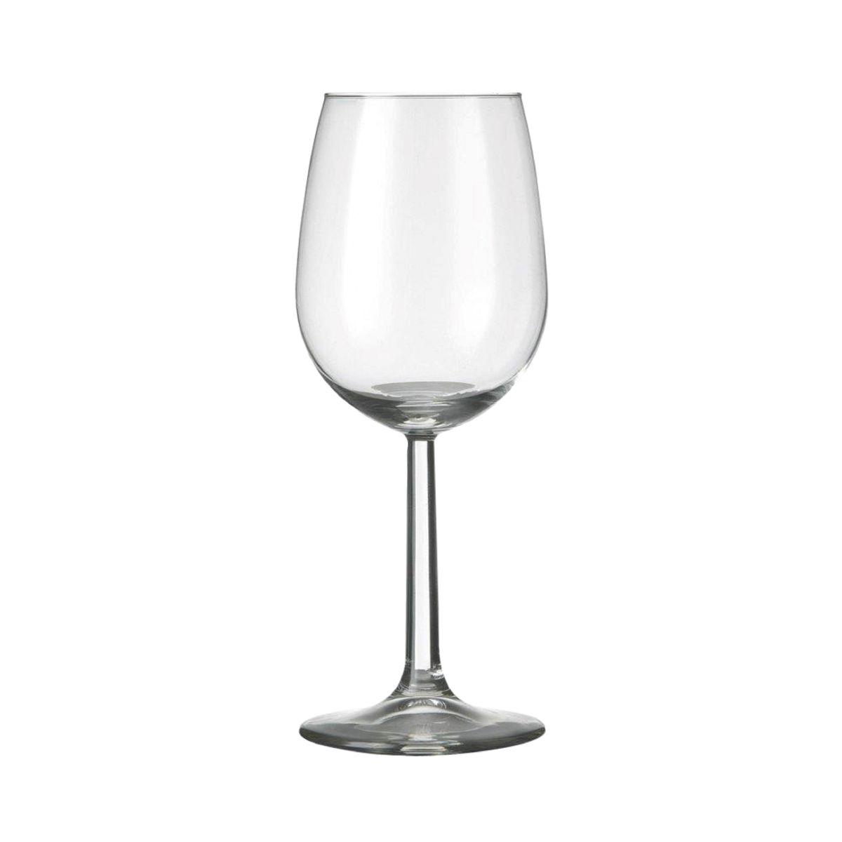 Bouquet wijnglas 29 cl. recht van voren, gemaakt van helder glas met elegante kelk.