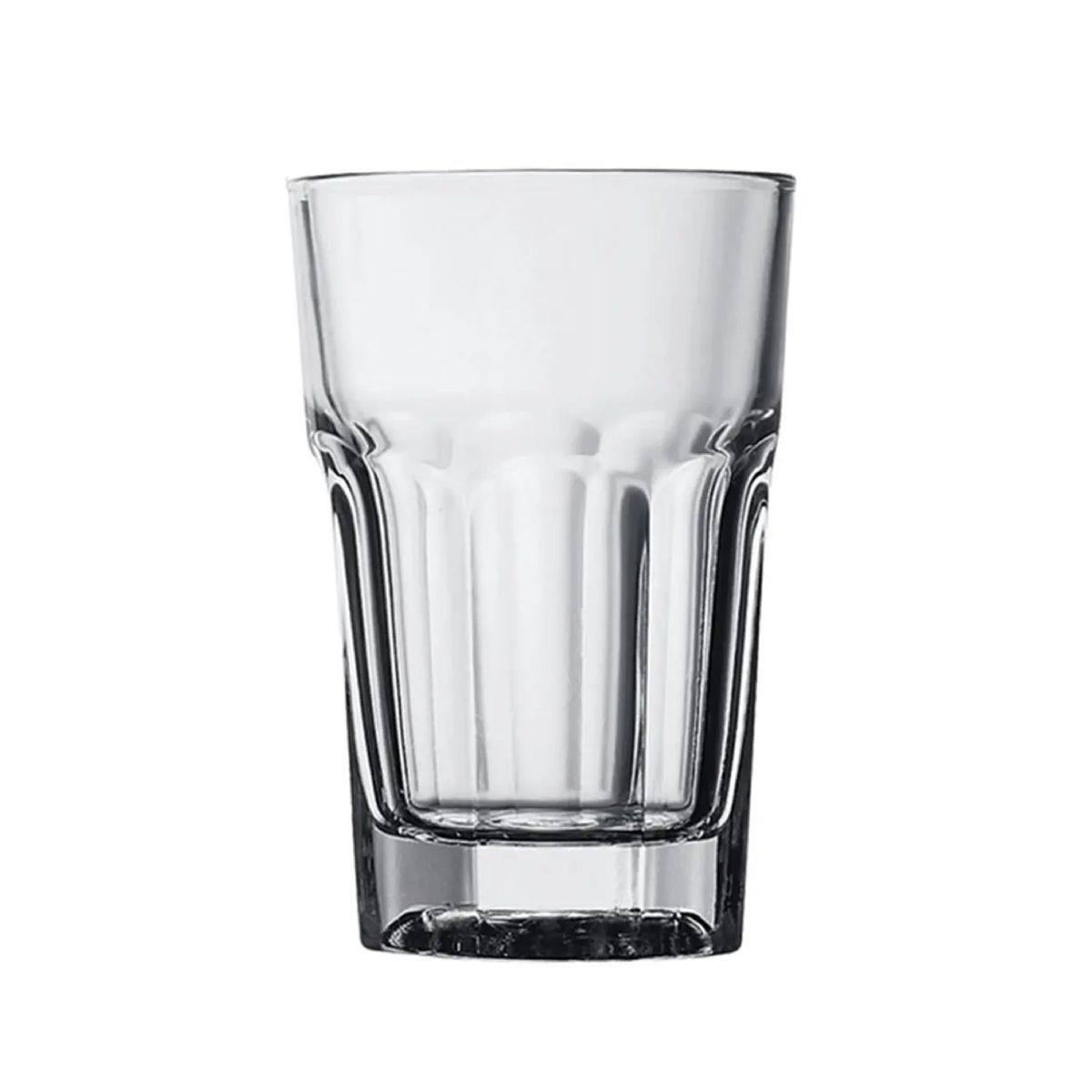 Casablanca Longdrink glas 35,5 cl. in helder glas, recht van voren weergegeven.