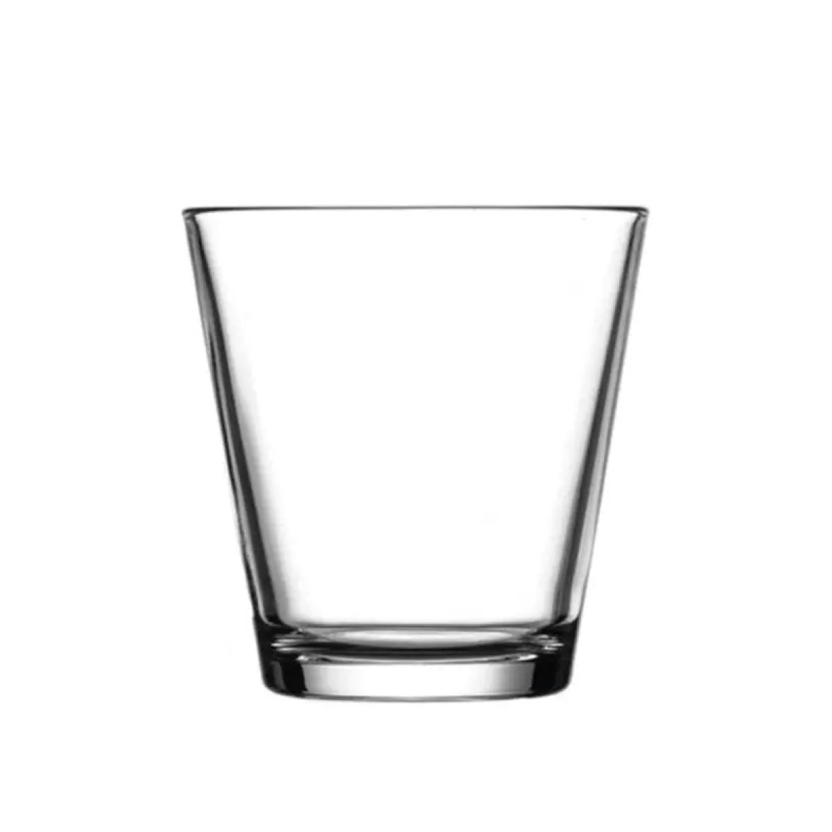 City glas 19 cl. van helder glas, recht van voren gefotografeerd op neutrale achtergrond.