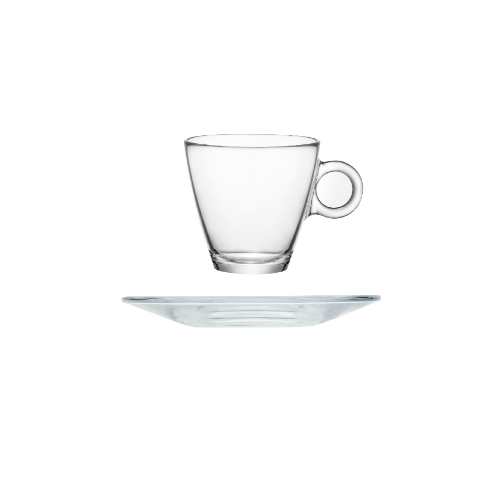 Voorzijde van de Easy Bar Espresso 10 cl. SET, geschikt voor kleine koffies.